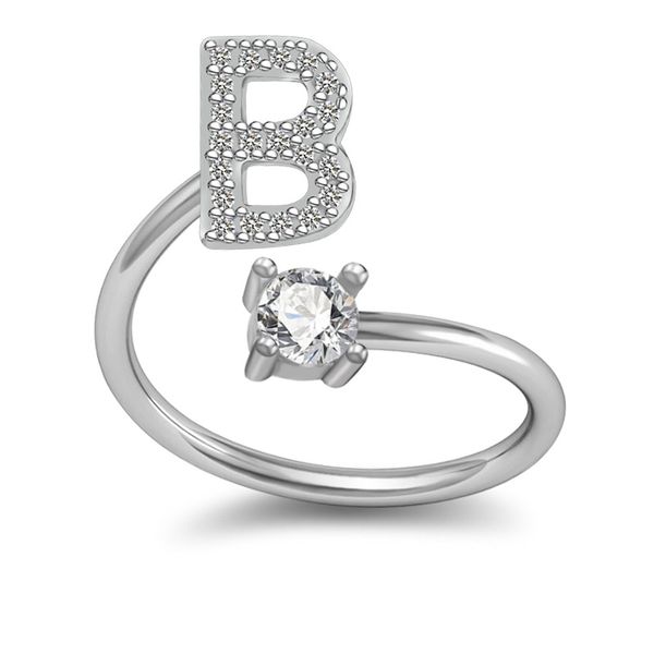 a to z 26 letter rings fashion rhinestone women ring unique creative letter ring with rhinestone, Silver
a to z 26 letter rings fashion rhinestone women ring unique creative letter ring with rhinestone, Silver