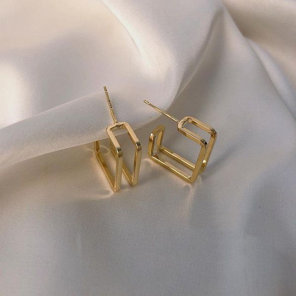 stud earrings for women double layer geometry square fashion korean style jewelry wholesale, Golden;silver
stud earrings for women double layer geometry square fashion korean style jewelry wholesale, Golden;silver
