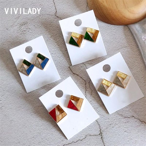 stud vivilady korean fashion splice colorful geometry women earrings trendy acrylic acetic acid holiday jewlery brincos gift, Golden;silver
stud vivilady korean fashion splice colorful geometry women earrings trendy acrylic acetic acid holiday jewlery brincos gift, Golden;silver