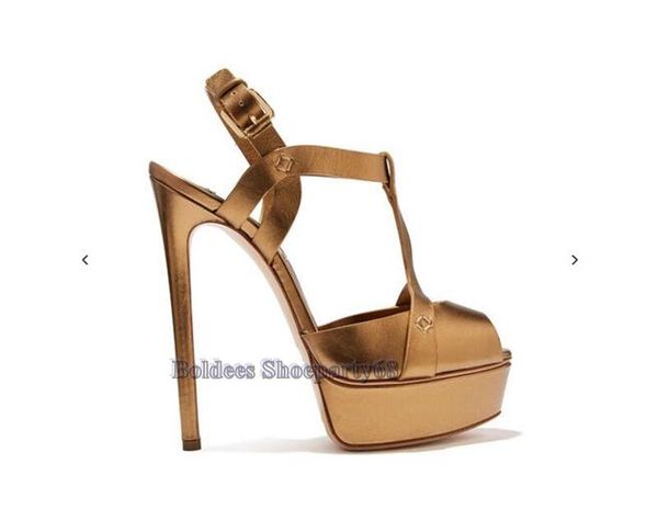 fashion metallized bronze thin high heel platform sandals woman peep toe back strap buckle designer summer dress shoe 14cm heels, Black
fashion metallized bronze thin high heel platform sandals woman peep toe back strap buckle designer summer dress shoe 14cm heels, Black