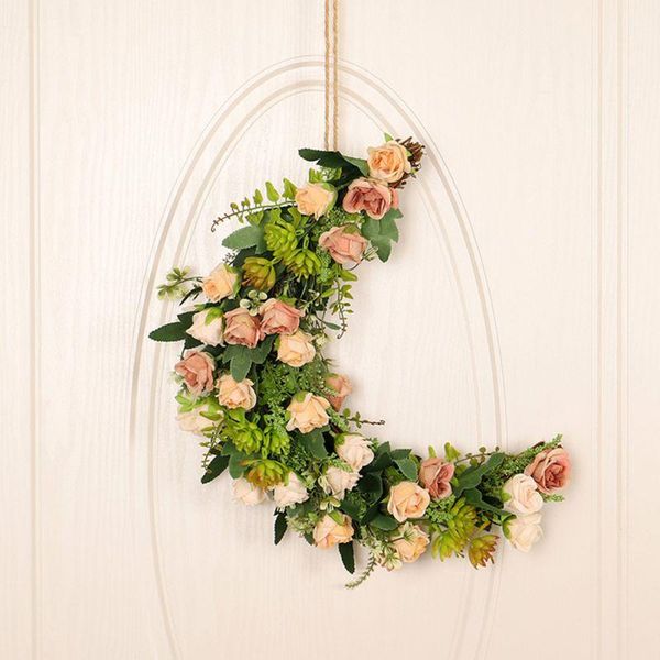 decorative flowers & wreaths thanks giving day flower decoration moon shape christmas rose wreath holiday party door for front
decorative flowers & wreaths thanks giving day flower decoration moon shape christmas rose wreath holiday party door for front
