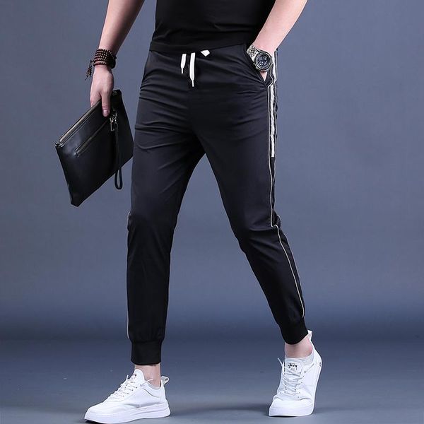 men's pants fashion men casual joggers male summer thin side stripe black sport trousers running fitness clothing
men's pants fashion men casual joggers male summer thin side stripe black sport trousers running fitness clothing