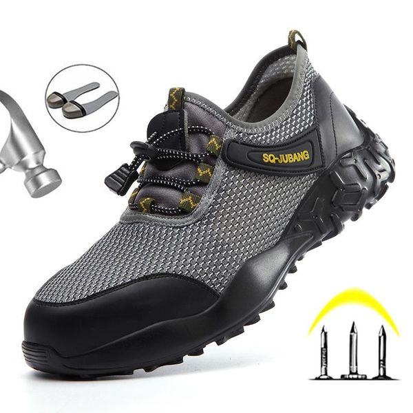 boots summer safety shoes men work sheos women breathable steel toe cap sneakers puncture proof construction, Black
boots summer safety shoes men work sheos women breathable steel toe cap sneakers puncture proof construction, Black