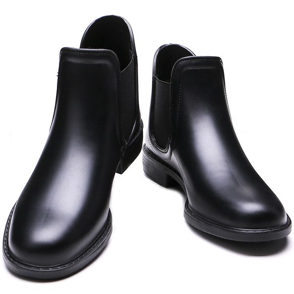 tongpu fashion short tube low business commuter women's rain shoes, Black;white
tongpu fashion short tube low business commuter women's rain shoes, Black;white