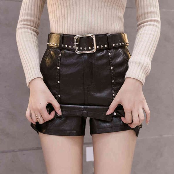 skirts wet style for the autumn high-skinny waist front black pants small plutonium leather rivet short women's
skirts wet style for the autumn high-skinny waist front black pants small plutonium leather rivet short women's
