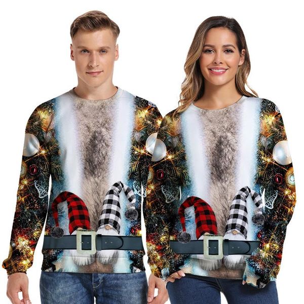 men's hoodies & sweatshirts christmas ugly tacky funny sweatshirt chest hair 3d digital printing couple style holiday party casual loos, Black
men's hoodies & sweatshirts christmas ugly tacky funny sweatshirt chest hair 3d digital printing couple style holiday party casual loos, Black