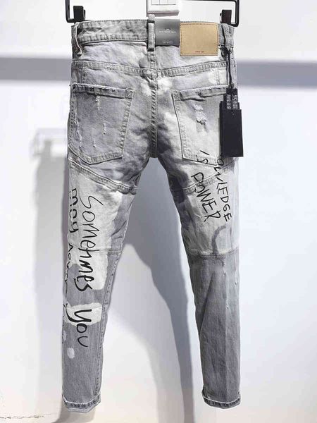 men's jeans brand mens luxury designer ny ripped cool guy causal hole denim fashion fit men washed pants 61266, Blue
men's jeans brand mens luxury designer ny ripped cool guy causal hole denim fashion fit men washed pants 61266, Blue