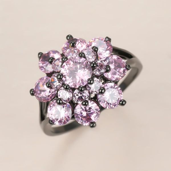 elegant pink zircon flower stone ring luxury black gold engagement rings for women wedding jewelry vintage fashion crystal, Slivery;golden
elegant pink zircon flower stone ring luxury black gold engagement rings for women wedding jewelry vintage fashion crystal, Slivery;golden