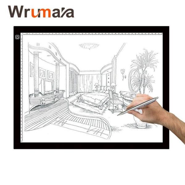 wrumava a3 size led light pad box drawing board artcraft tracing artists sketching animation for copy painting modules
wrumava a3 size led light pad box drawing board artcraft tracing artists sketching animation for copy painting modules