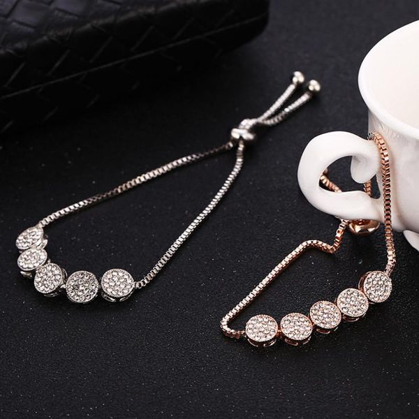 link, chain fashion geometric round zircon bracelet for women 2021 bohemian jewelry, Black
link, chain fashion geometric round zircon bracelet for women 2021 bohemian jewelry, Black