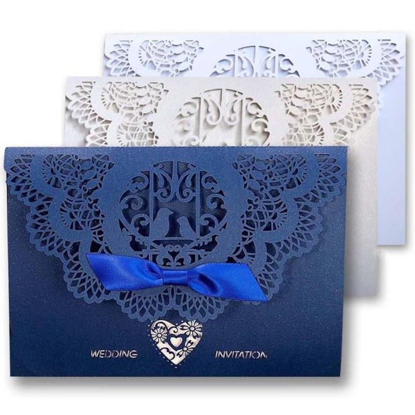 greeting cards 100pcs laser cut wedding invitations 3 colors with bowknot hollow flower design for engagement birthday party customizable
greeting cards 100pcs laser cut wedding invitations 3 colors with bowknot hollow flower design for engagement birthday party customizable