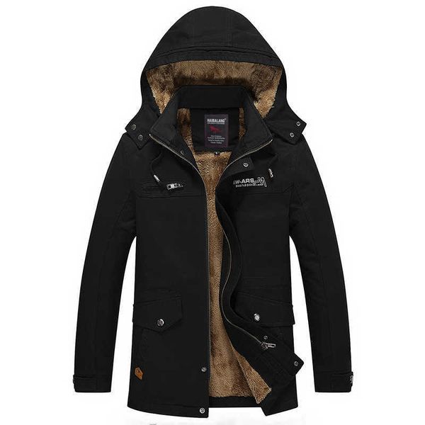 2021 men's parka coats plush thiened military jaet work clothes large size washed pure cotton casual coat, Black
2021 men's parka coats plush thiened military jaet work clothes large size washed pure cotton casual coat, Black