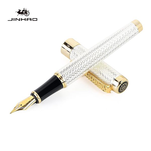 luxury eastern dragon design fountain pen silver jinhao 1200 brand business office gift ink pens school writing stationery
luxury eastern dragon design fountain pen silver jinhao 1200 brand business office gift ink pens school writing stationery