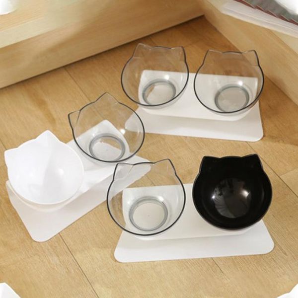 cat bowls & feeders non slip double bowl dog food feeder with stand for cats pet water drinking products
cat bowls & feeders non slip double bowl dog food feeder with stand for cats pet water drinking products