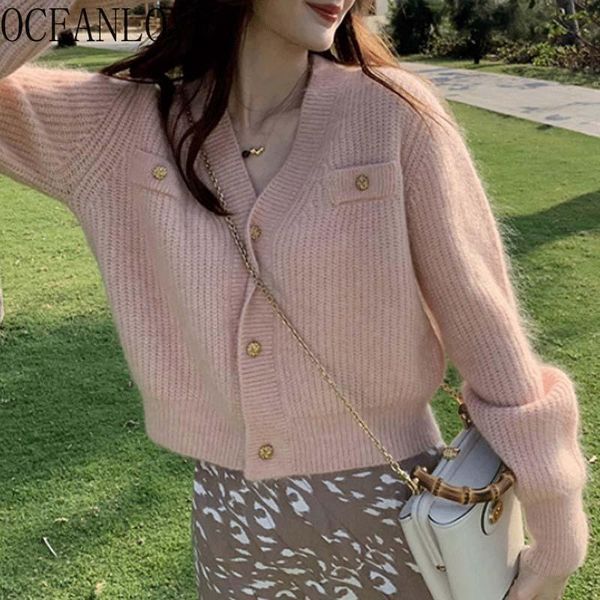 women's knits & tees oceanlove cardigans sweet solid soft short autumn winter clothes women sweater single breasted v neck elegant chaq, White
women's knits & tees oceanlove cardigans sweet solid soft short autumn winter clothes women sweater single breasted v neck elegant chaq, White
