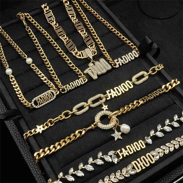 family necklace heavy industry exaggerated letter necklace, Silver
family necklace heavy industry exaggerated letter necklace, Silver