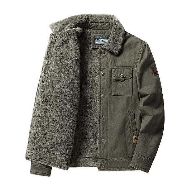 men's jackets 2021 winter plus velvet thickening size casual warm jacket clothing, Black;brown
men's jackets 2021 winter plus velvet thickening size casual warm jacket clothing, Black;brown