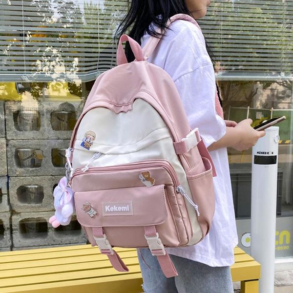 school bags female patchwork backpack for women nylon bag girls student large capacity book teenagers cloth
school bags female patchwork backpack for women nylon bag girls student large capacity book teenagers cloth