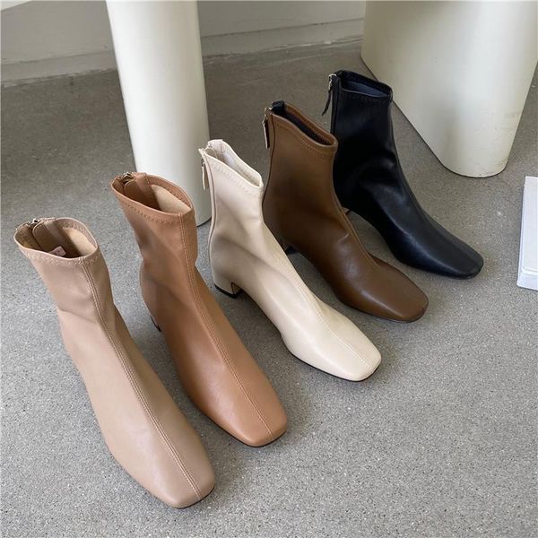 boots round toe female shoes boots-women luxury designer ladies high heel 2021 rubber fashion mid-calf leather low mid, Black
boots round toe female shoes boots-women luxury designer ladies high heel 2021 rubber fashion mid-calf leather low mid, Black