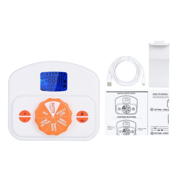 automatic drip irrigation emitter system controller battery-powered/usb-powered programmable watering water timer equipments
automatic drip irrigation emitter system controller battery-powered/usb-powered programmable watering water timer equipments
