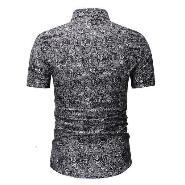 men's casual shirts designer short sleeve stand collar men print shirt male clothing mens l aqhn, White;black
men's casual shirts designer short sleeve stand collar men print shirt male clothing mens l aqhn, White;black