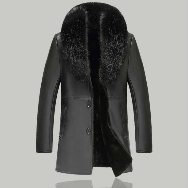 Men's Leather & Faux Winter Jackets Casual Fur Collar Coats Motorcycle Jacket Thick Long Black Clothing XL32
Men's Leather & Faux Winter Jackets Casual Fur Collar Coats Motorcycle Jacket Thick Long Black Clothing XL32