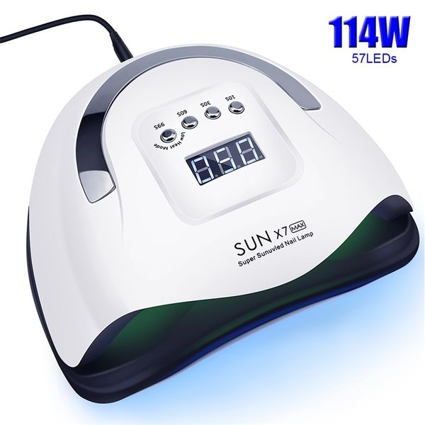 114/90/72/36w uv led nail lamp for manicure with 57pcs bead lcd display auto sensor dryer curing all gel tool 211118
114/90/72/36w uv led nail lamp for manicure with 57pcs bead lcd display auto sensor dryer curing all gel tool 211118
