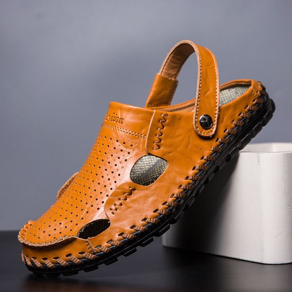 slippers large summer alligator breathable sandals men's fashion outdoor baotou casual beach shoes y1jx, Black
slippers large summer alligator breathable sandals men's fashion outdoor baotou casual beach shoes y1jx, Black