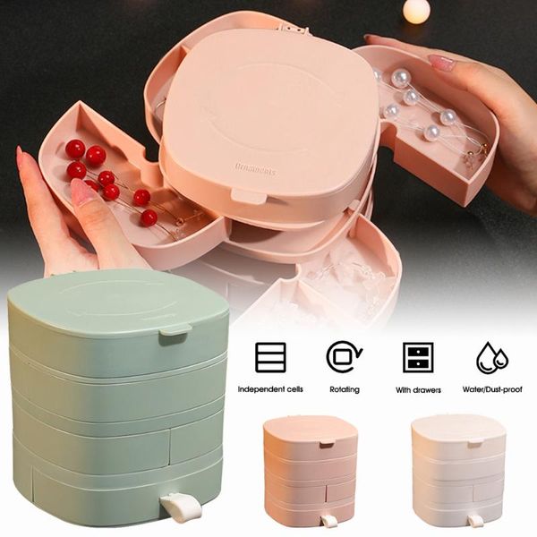 storage boxes & bins jewelry organizer rotating box with lid large space holder gift women
storage boxes & bins jewelry organizer rotating box with lid large space holder gift women