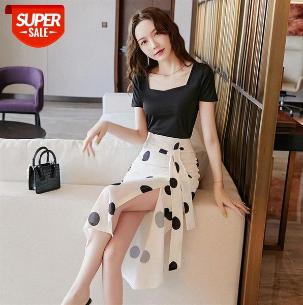 hepburn style chiffon skirt set women casual fashion light mature temperament two-piece t-shirt summer #vi6a, Black
hepburn style chiffon skirt set women casual fashion light mature temperament two-piece t-shirt summer #vi6a, Black