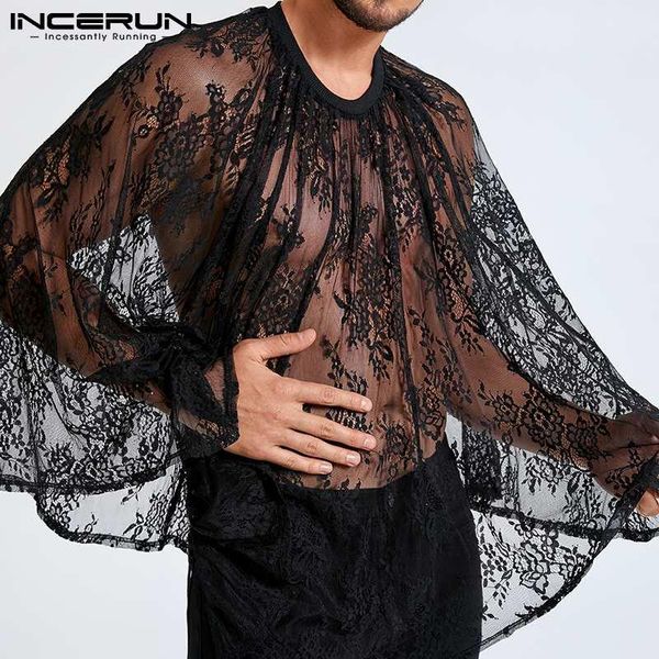 men's t-shirts 2021 stylish round neck mens casual see-through cape mesh cloak lace floral party nightclub s-5xl inbcerun, White;black
men's t-shirts 2021 stylish round neck mens casual see-through cape mesh cloak lace floral party nightclub s-5xl inbcerun, White;black