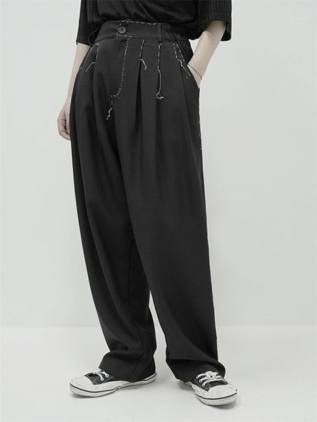 men's pants large couple's stitching dark yamamoto summer trousers thin loose, Black
men's pants large couple's stitching dark yamamoto summer trousers thin loose, Black
