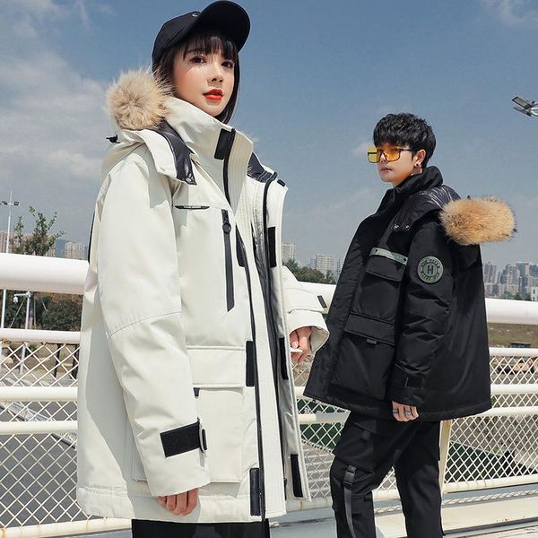women's wool & blends couple's winter down jacket men's and clothes jackets for men bomber clothing, Black
women's wool & blends couple's winter down jacket men's and clothes jackets for men bomber clothing, Black