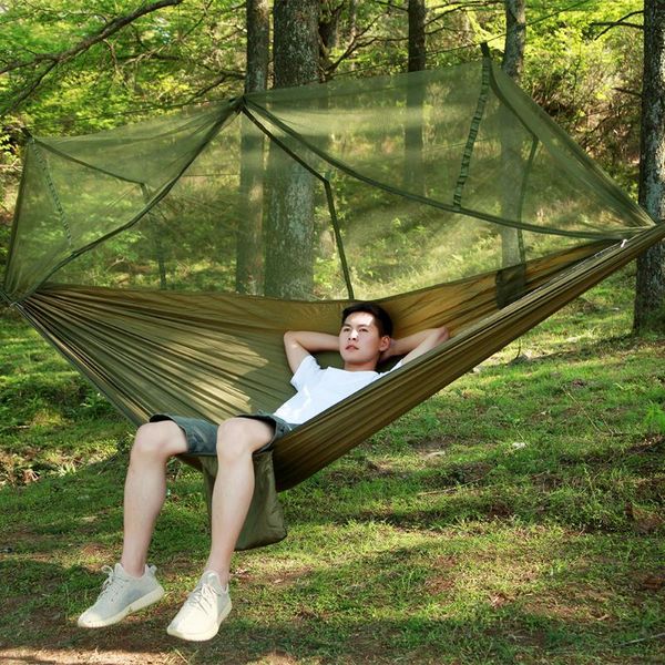 person outdoor mosquito net parachute hammock camping hanging sleeping tents indoor swing and shelters
person outdoor mosquito net parachute hammock camping hanging sleeping tents indoor swing and shelters