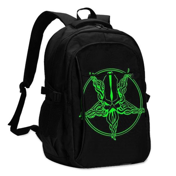 backpack cthulhu backpacks charger usb running woman big charm bags