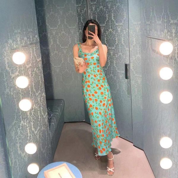 casual dresses 2021 spring summer fashion square collar edible tree ruffles camisole print long slim sweet elegant women dress, Black;gray
casual dresses 2021 spring summer fashion square collar edible tree ruffles camisole print long slim sweet elegant women dress, Black;gray