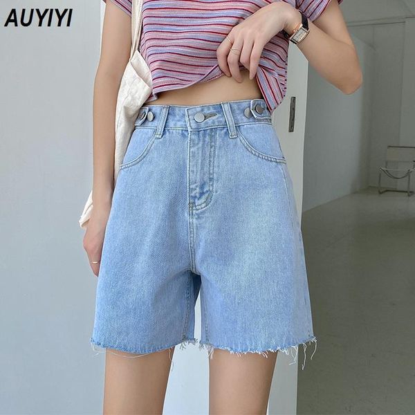 fashion high-waist denim shorts female korean version loose and thin wild a-line wide-leg pants trendy women auyiyi women's jeans, Blue
fashion high-waist denim shorts female korean version loose and thin wild a-line wide-leg pants trendy women auyiyi women's jeans, Blue