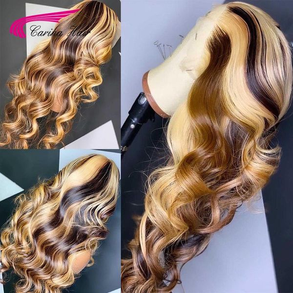 highlight wavy front human hair wigs with baby lace full for black women body wave wig, Black;brown
highlight wavy front human hair wigs with baby lace full for black women body wave wig, Black;brown