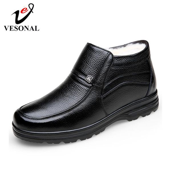 dress shoes vesonal 2021 high men's winter shoe man leather men casual keep warm with fur waterproof comfortable slip-on, Black
dress shoes vesonal 2021 high men's winter shoe man leather men casual keep warm with fur waterproof comfortable slip-on, Black