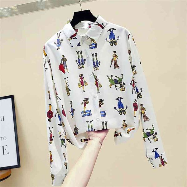 spring autumn womens cartoon shirt korean fashion girl printed long-sleeved female casual women blouse gd267 210506, White
spring autumn womens cartoon shirt korean fashion girl printed long-sleeved female casual women blouse gd267 210506, White