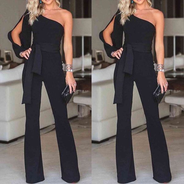 fashion party clubwear playsuit womens jumpsuits wide leg one shoulder long trousers pants, Black;white
fashion party clubwear playsuit womens jumpsuits wide leg one shoulder long trousers pants, Black;white