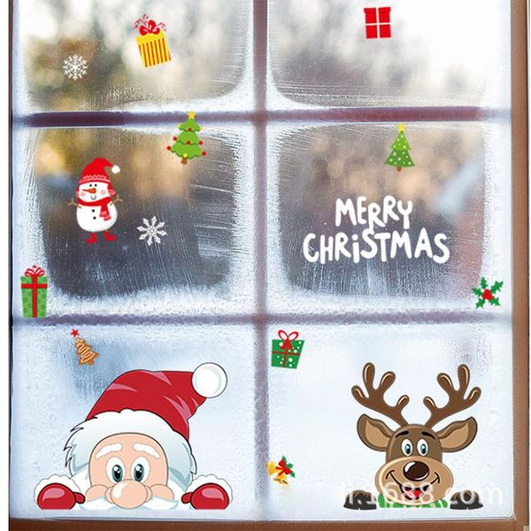 window stickers 6 style merry christmas santa elk sticker for home decoration year waterproof glass pvc film
window stickers 6 style merry christmas santa elk sticker for home decoration year waterproof glass pvc film