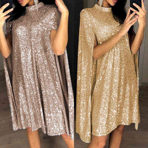 luxury evening dress women's bead long sleeve split skirt small stand collar sequin loose, Black;gray
luxury evening dress women's bead long sleeve split skirt small stand collar sequin loose, Black;gray