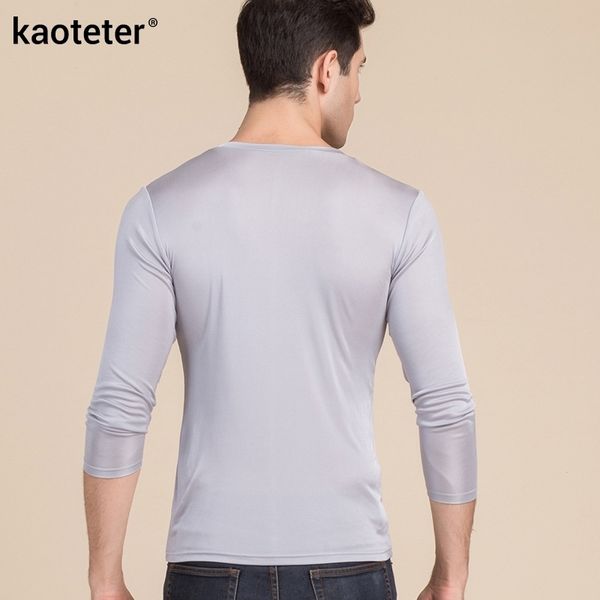 full 100% real winter silk man's t-shirts autumn long sleeve v neck man wild black white color male bottoming, White;black
full 100% real winter silk man's t-shirts autumn long sleeve v neck man wild black white color male bottoming, White;black
