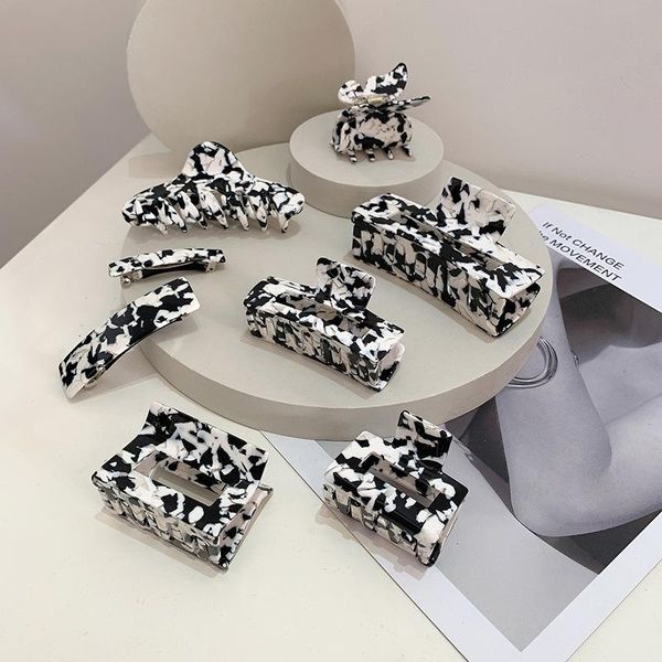 hair clips & barrettes amorcome vintage milk cow color for women girls large hollow acrylic hairpins acetate accessories, Golden;silver
hair clips & barrettes amorcome vintage milk cow color for women girls large hollow acrylic hairpins acetate accessories, Golden;silver