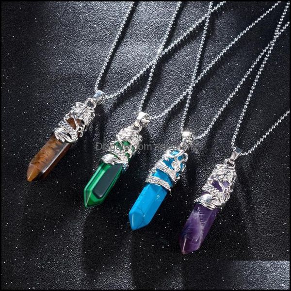 & pendants pendant necklaces women boho vintage natural quartz crystal chakra healing point necklace jewelry long men drop delivery 2021 poi, Silver
& pendants pendant necklaces women boho vintage natural quartz crystal chakra healing point necklace jewelry long men drop delivery 2021 poi, Silver
