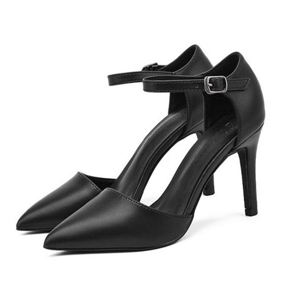 dress shoes heels women pumps female high fashion buckle strape pointed toe wedding spring autumn casual plus size, Black
dress shoes heels women pumps female high fashion buckle strape pointed toe wedding spring autumn casual plus size, Black