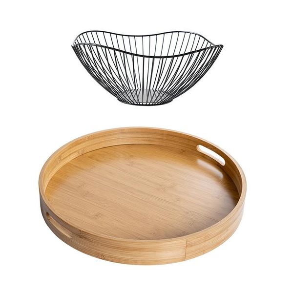 dishes & plates round serving tray with handles - wooden bamboo circle artist nordic home tablewares metal dry fruit plate
dishes & plates round serving tray with handles - wooden bamboo circle artist nordic home tablewares metal dry fruit plate