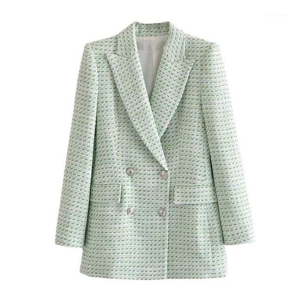 women's suits & blazers 2022 women plaid blazer spring autumn suit jackets double breased elegant chic office ladies outerwear fashion, White;black
women's suits & blazers 2022 women plaid blazer spring autumn suit jackets double breased elegant chic office ladies outerwear fashion, White;black