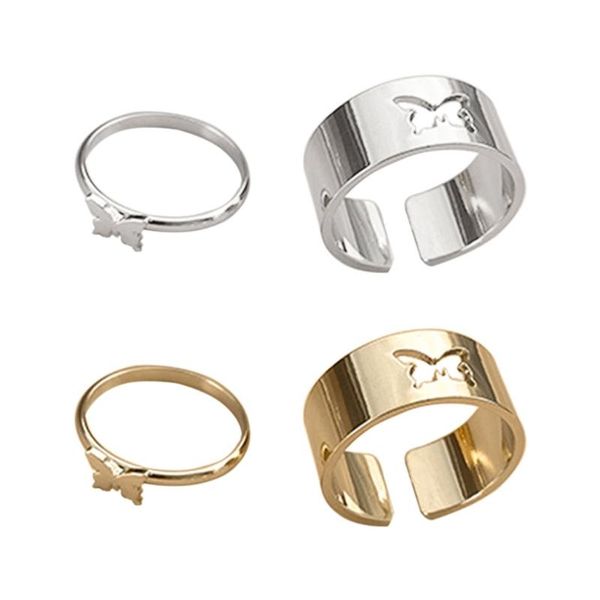 wedding rings 1 pair matching butterfly lover couple engagement promise for men women party jewelry gifts, Slivery;golden
wedding rings 1 pair matching butterfly lover couple engagement promise for men women party jewelry gifts, Slivery;golden